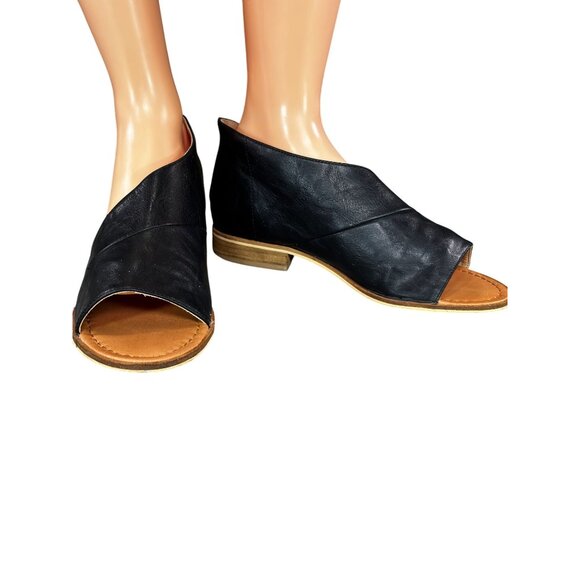 Catherine Malandrino Womens Black Open Toe Sandals Size 9 - Picture 2 of 9